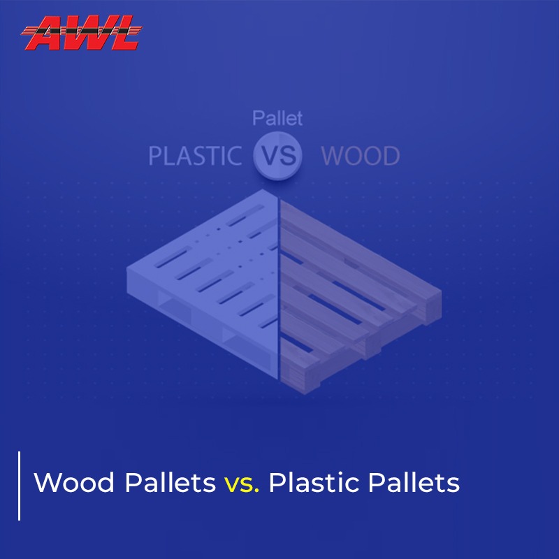 Differentiate Wood Pallets vs. Plastic Pallets in India